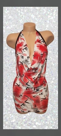 Image 3 of Oriental Plunge Dress 2 prints!