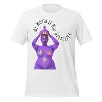 Image 1 of MY WORTH IS NOT DEBATABLE t-shirt