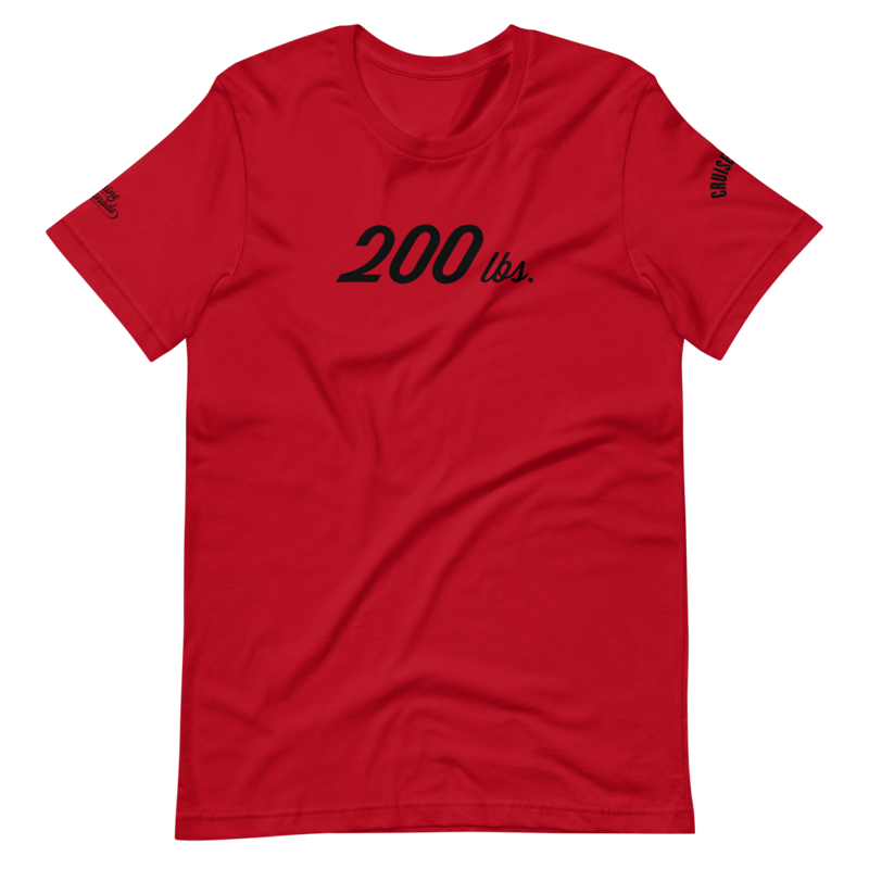 200 lbs | Cruiserweight T-Shirt (3 Colors) | Boxing Aficionado