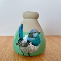 Image 1 of Small Superb Fairywren Vase