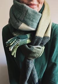 Image 1 of greenery scarf