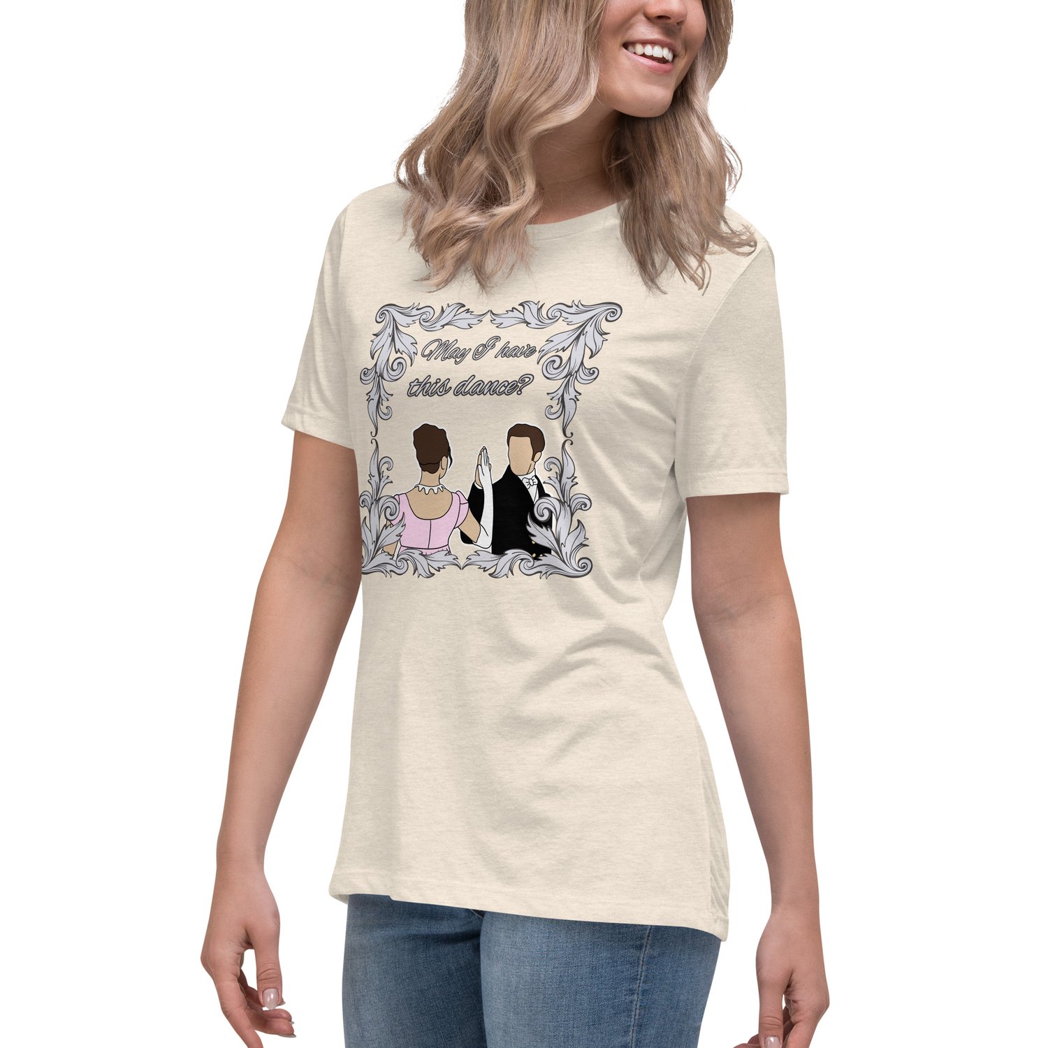 Image of Women's Relaxed T-Shirt dance bridgerton inspired 