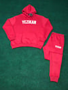 Yezikan Unisex Cherry Red Jogger Sweatsuit