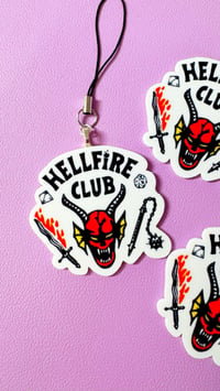 Image 1 of Hellfire Phone Charm