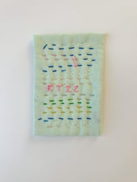 Image 3 of Bleach Series No. 3 - hand sewn art quilt 