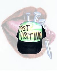 Just Visiting Trucker hat