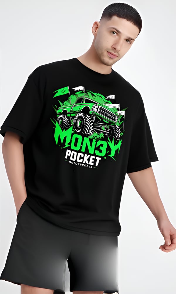 GREEN MONSTER TRUCK TSHIRT 