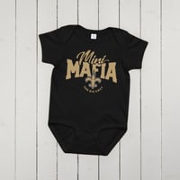 Image 1 of Mini Mafia Member Baby jersey bodysuit