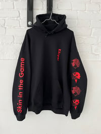 Image 1 of Hoodie Red Black