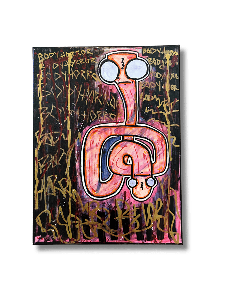 Image of “Body Horror” 16x12 Canvas