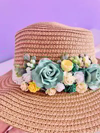 Image 2 of Faye flower bonnet 