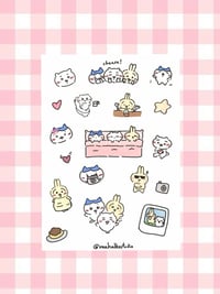 Image 1 of Chiikawa Mini Sticker Sheet