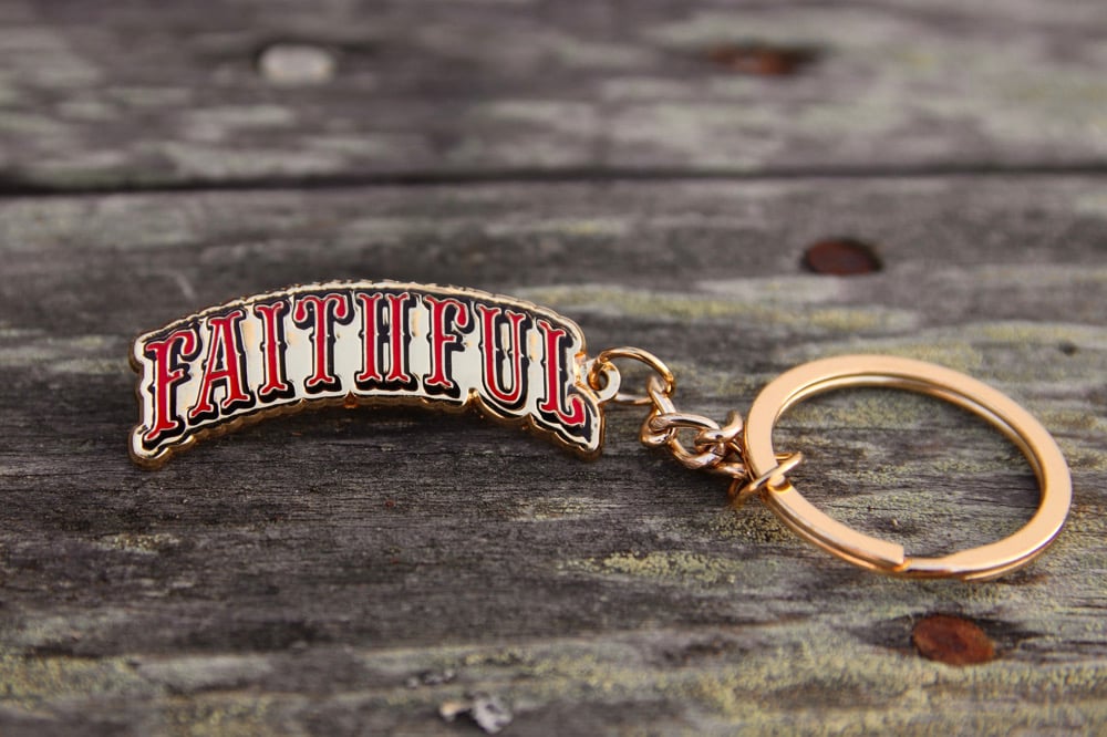 Image of Faithful 49ers Keychain
