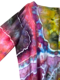 Image 11 of 3XL Ladies Long-Sleeve Stretch Tee in Bright Geode Ice Dye