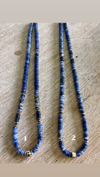 Image 2 of  *new* SODALITE + PYRITE necklace