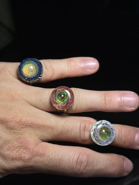 Image of Line Work and Millie Portal Rings