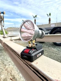 100W LED Long-Throw Spotlight Head – High Brightness, Parkside Battery Compatible