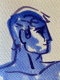 Image 2 of Watercolour ~ Blue Boys XXI