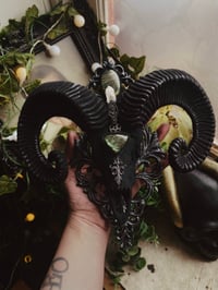 Image 1 of Ram skull wall or alter piece- for Skyler only 