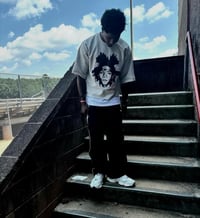 Image 2 of "Third Eye" Off White Oversized Tee