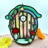 Pink Fairy Door Candle Holder