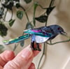 Two for Joy - Magpie brooch One