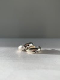 Image 3 of Chunky Starburst Mini Hoops 