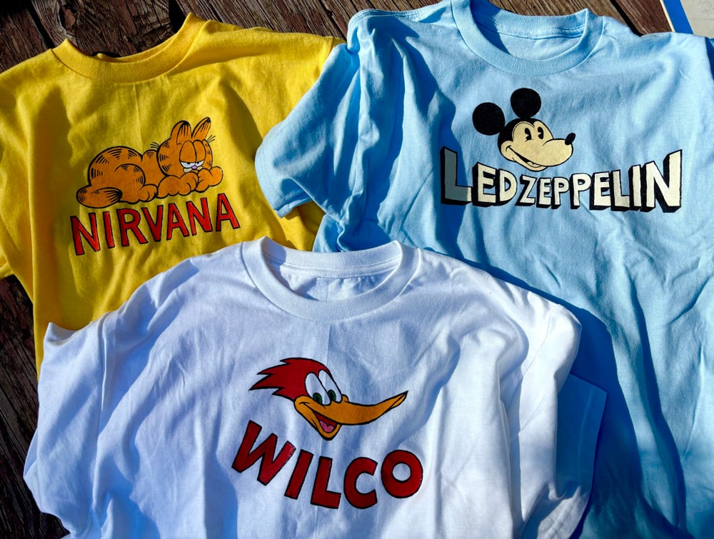 Image of Hand painted ROCK TEES