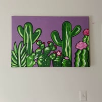 Image 5 of Large Cactus Painting