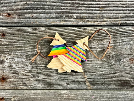 Image of Rainbow Tree Ornament