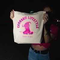 Image 7 of Too High Tote Bag (double sided)