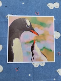 Image 1 of Gentoo Penguin Family 6X6 Print