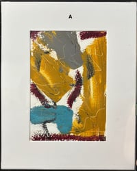 Image 1 of ART - Small Framed Cold Wax & Oil Abstract