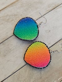 Image 3 of Neon Strawberry earrings 