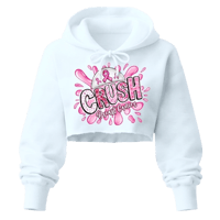 Crush Breast Cancer Cropped Hoodie