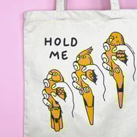 Image 3 of "JAIL BIRD" TOTEBAG
