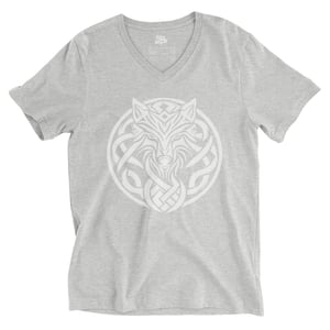 Image of Cel Wolf V-Neck T-Shirt