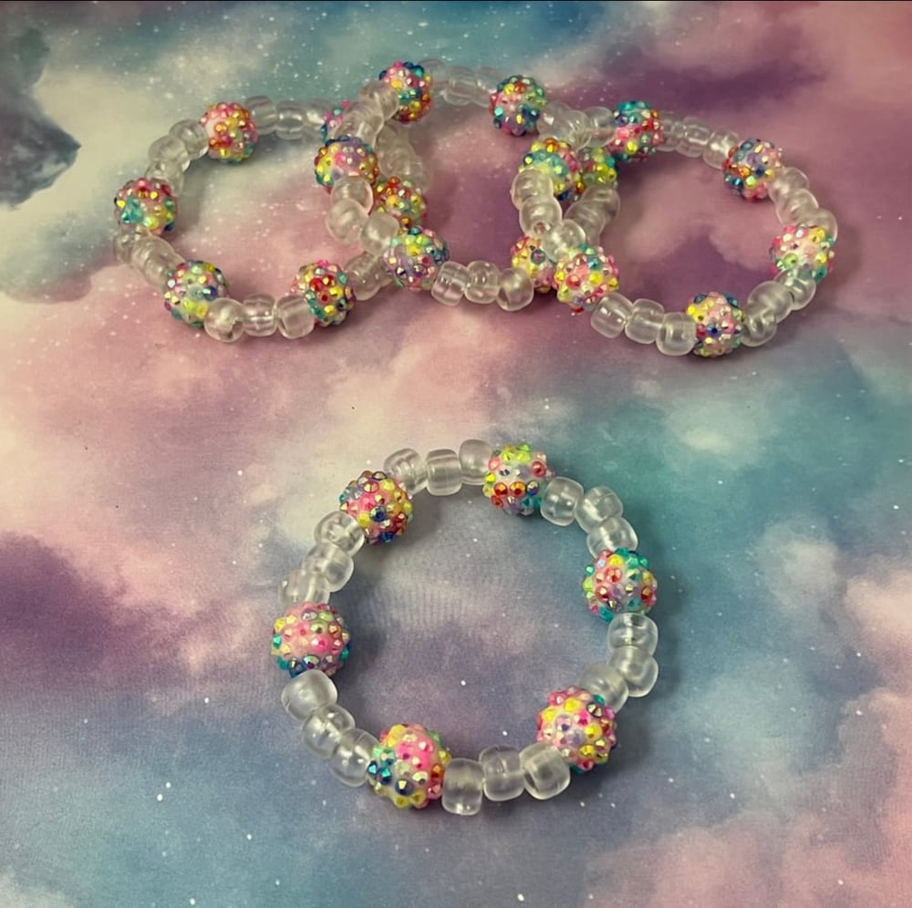 Image of Sparkle Frosted Kandi Single Bracelet