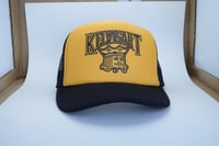 Image 1 of KelvisArt Yellow Front Logo Hat