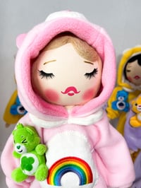 Image 1 of RESERVED FOR STACEY CAREBEAR INSPIRED MEDIUM ART DOLL 