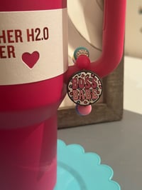 Image 4 of “Boss Babe” tumbler handle charm