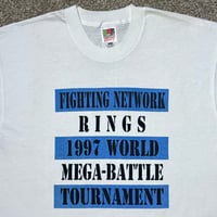 Image 2 of 1997 FIGHTING NETWORK RINGS ⭕️ WORLD MEGA BATTLE TOURNAMENT SHIRT