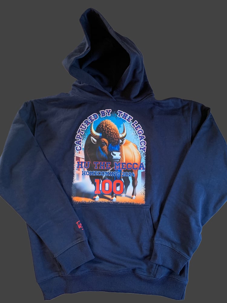 Image of HU Capture the Legacy 100 Anniversary 100 Cotton Red or Blue Hoodie