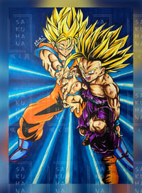 Image 1 of Goku & Gohan KameHameHa