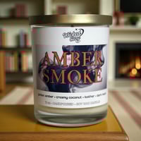 Amber Smoke Soy Wax Candle and Melts