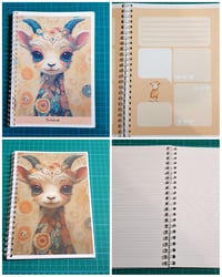 Image 5 of Cute Goat Notebook spiral 