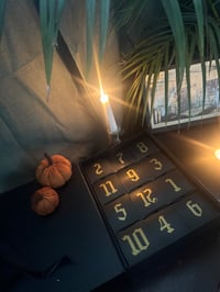 Image 2 of Halloween countdown calendar 2025 