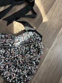 Image 2 of Sequins heart fannypack