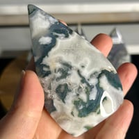 Image 3 of Moss Agate Flames ($12)