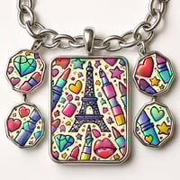 Image 3 of LIPSTICK DREAM PARIS EDITION BEADS AND CHARMS PACK 